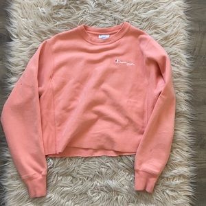 UO Reverse Weave Champion Cropped Hoodie